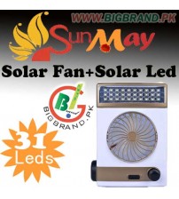 LED Solar Energy Fan with Lamp